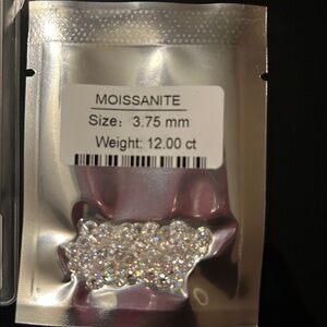Moissanite Gemstones 3.75mm. 12ct